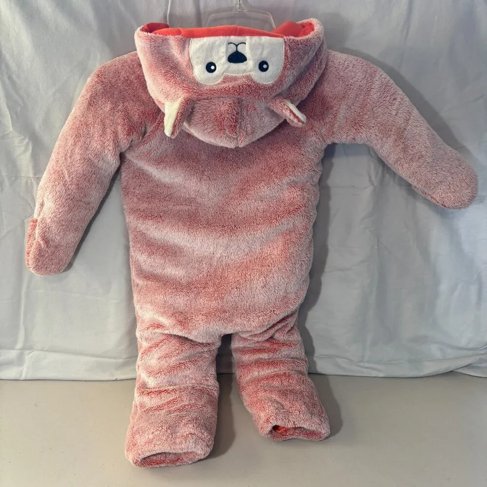 🆕 koalababy 1 piece plush pram, peach fleece baby 18/24 mos - NWT